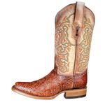 Corral Floral Embroidery Vamp Square Toe Cowboy Boot Sz 9.5 New in Box MSRP $485 Photo 1
