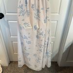 Draper James  Blue Floral Striped maxi Dress 2 Photo 5