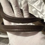 Burberry vintage classic plaid canvas tote with leather trim w/coa Photo 6