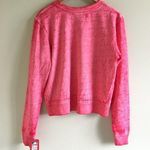 Nba NEW Houston Rockets Distressed Sweatshirt Top Womens Size L Photo 1