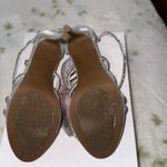Jessica Simpson JS- JAEYA Platinum Shimmer Strappy Heels Photo 5