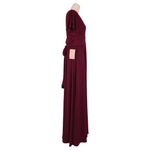 BHLDN NWT Anthropologie Mendoza Dress Burgundy Red Sz 8 Photo 4