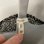 Maurice's  Women’s Sz Medium Black/White Cold Shoulder Elastic‎ Waist Dress Photo 6