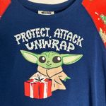 Munki Munki Star Wars Yoda 2pc Pajama Set XL Christmas Top and Bottoms Soft Photo 3