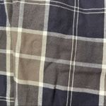 Garnet Hill  Blue Grey Plaid Long Sleeve Academia Button Down Shirt 00 Top Fall Photo 3