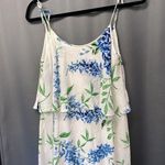 Show Me Your Mumu  Arianna Mini Dress Small White Blue Wisteria Floral Flowy (b30 Photo 4