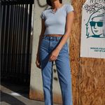 Brandy Melville Blue Ashlyn Top Photo 3