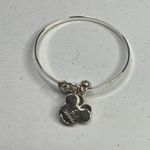 Disney  Alex & Ani Minnie Mouse Silver Charm Bracelet Photo 1