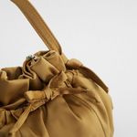 ZARA Bloggers Fav Gold Satin Effect Mini Bucket Bag Photo 6