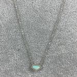 Nordstrom NWT  Cubic Zirconia Stone Necklace Silver Chain Photo 0