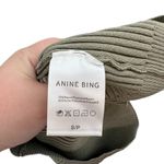 ANINE BING  Layla Ribbed Cardigan‎ Sweater Button Front Olive Green Size Small Photo 12
