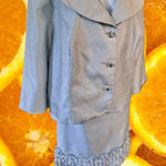 NWT‎ Nicolette 2 Piece Skirt Suit Gray Dress Size 22W Photo 0
