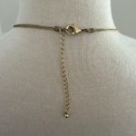 Peach/Salmon Enamel & Bead Necklace Orange Photo 2