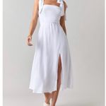 Francesca's  Dress White Bow Tie Photo 2