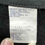 American Vintage Vintage Stirrup Ski Pants Black Ladies Sz 12 Long Wool Blend Tall Outdoor Photo 3