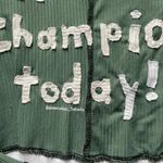 Notre Dame green and white patchwork longsleeve Photo 5