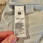 Lululemon Ribbed Softstreme Cropped Tank Top Light Vapor 0 W1EDFS Sleeveless Photo 4