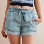 Aerie Chambray Paperbag Shorts Photo 0
