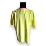 Lands' End  Womens Top Sz M 10 12 Lemon Lime Lavender‎ Elbow Sleeve 365 Tunic Photo 7