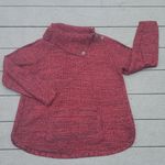 Style & Co . Button Neck Sweater with Kangaroo Pocket - Size Large Photo 6