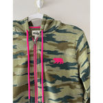 Heritage Hoodie Size Small Woodland Camo Green Pink Full Zip Photo 4