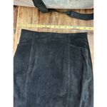 wilson's leather Vintage Wilsons The Leather Experts Black Suede Short Pencil Skirt Skirt Size 12 Photo 1