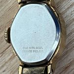 Timex Vintage Mechanical Ladies Watch Gold-Tone Stretch Bracelet, Dial Photo 5