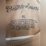 Britney Spears Lucky Ribbed Graphic Tank Top in Tan Size XL Photo 4