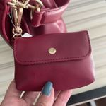 NWOT Elegant Burgundy adjustable shoulder strap roomy bag never used Red Photo 2