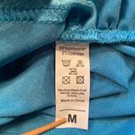 NWT Linjou satin sweetheart neckline wrap bodycon backless corset dress . SZ‎ M Blue Size M Photo 4