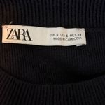 ZARA  Pullover Sweater with Pocket Size Small Navy Photo 5