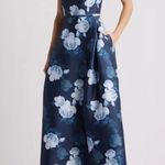 Sachin + Babi NWT Shay Floral Strapless Stretch Mikado Cocktail Midi Dress Photo 0