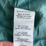 Karen Kane Vintage Turquoise Blue Green Velvet Jacket Black Embroidery Detail 4 Photo 7