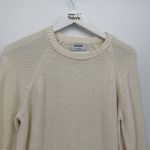 Old Navy Cream Crewneck Knit Sweater Size Small Oversized Fall Classic Photo 1