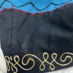 Vintage Earth, Sea & Sky 2x Lined Linen Blend Patchwork Art Jacket FLAWED Photo 10