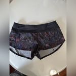 Lululemon  Athletica Women's Dark Floral Athletic Shorts Photo 3