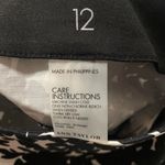 Ann Taylor Women's black and White Straight & Pencil Skirts size 12 Aline Work Photo 4