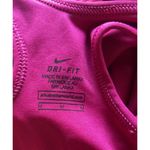 Nike Women’s Size Medium DRI-FIT Support Sports Yoga/Gym Bra-Magenta Pink Photo 2