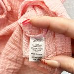 Heart & Hips Heart Hips Pink Fitted Waist Length Lace Floral Short Sleeve Top Photo 5