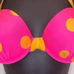 Aerie  Blakey Hot Pink & Orange Polka Dot Bikini Photo 1