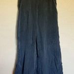 Cloth & Stone Charcoal Gray High Waisted Wide Leg Cropped Pants XS Photo 0
