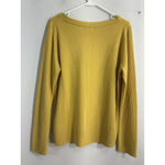 Carol Rose Womans Sweater XL Gold Crew Neck Pullover Photo 1