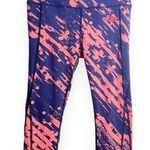 The North Face  Pulse Capri Tights in Neon Peach Paintball Print Size S Photo 3