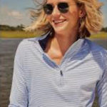 Renwick Golf Women’s Quarter Zip Size XS Blue Photo 0