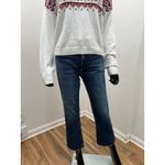 ZARA  Jeans Women's‎ Size 2  Blue Mid Rise Straight Leg Raw Hem Denim Photo 6