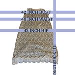 VINTAGE CIRCA 1990'S METALLIC SILVER DOUBLE LAYER SPARKLING COCKTAIL DRESS (L) Size L Photo 10