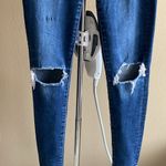 American Eagle size 4 Super Hi-rise Jegging dark wash blue jeans Photo 3