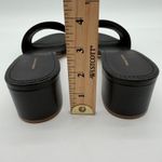 Mansur Gavriel Old Money Low Mule Sandals Block Heel Black Leather Minimalist 39 Size 9 Photo 1