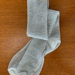 Free People Silver Tinsel Tall Sheer Socks Photo 0