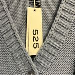 525 America Cardigan Cable Knit Periwinkle Navy & White Sweater XS NWT Revolve Photo 4